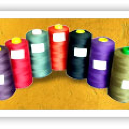 100% spun polyester sewing thread